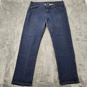 Southern Expressions Jeans Womens 18AVG Blue Relaxed Fit 5‎ Pocket Straight Leg